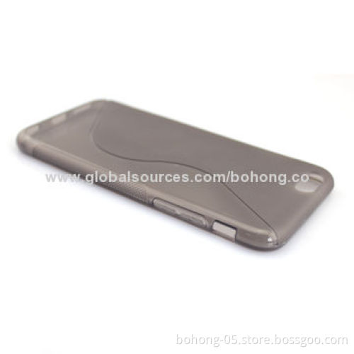 Transparent Graduate Color Water-drop Grain PC Cases for iPhone 6, Different Colors Available